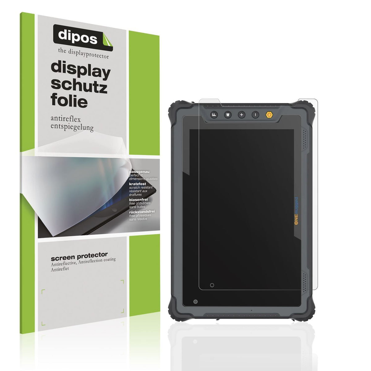 2x Schutzfolie matt für ONERugged Tablet M80J Disp (1)
