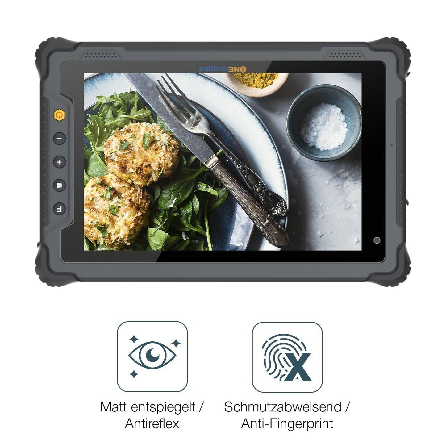 2x Schutzfolie matt für ONERugged Tablet M80J Disp (4)