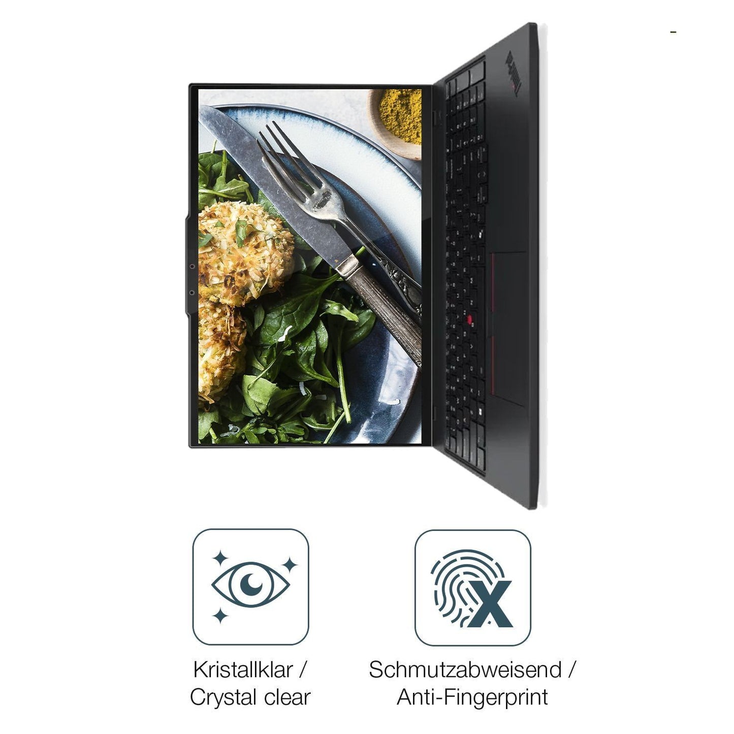 2x Schutzfolie klar für Lenovo ThinkPad P16s Gen4  (4)