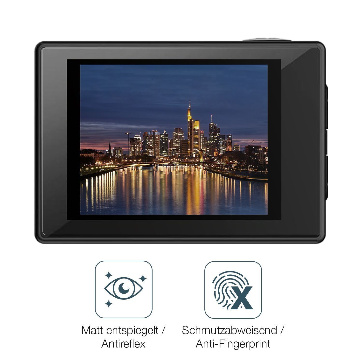 2x 9H Schutzfolie matt für SJCAM SJ4000 Action Cam (5)