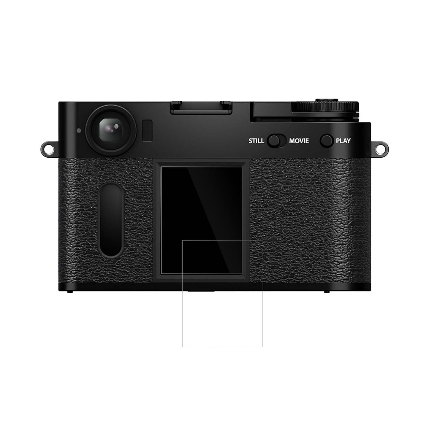 4x Schutzfolie klar für Fujifilm X-HF1 Display-Sch (2)
