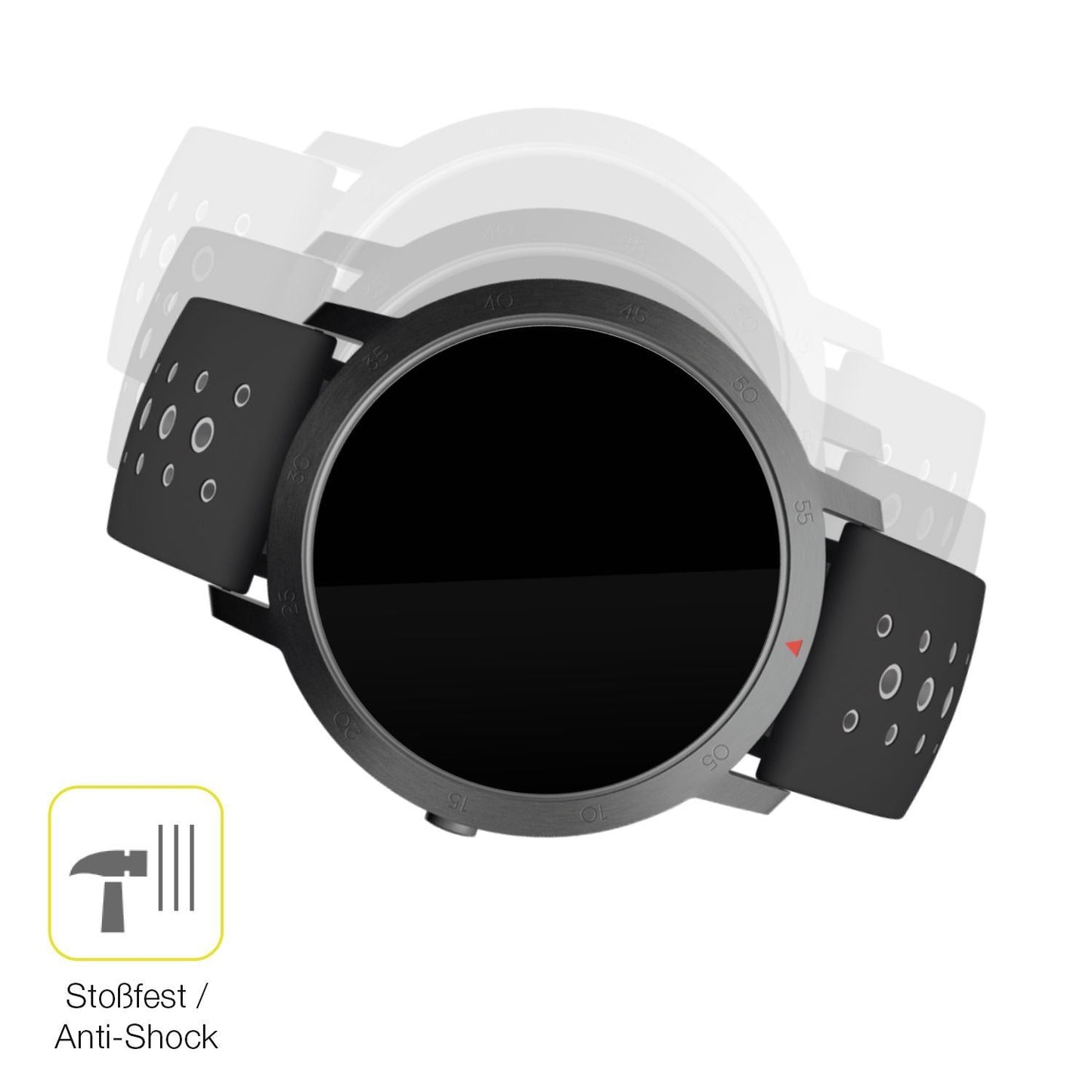 2x 3D Full Cover Schutzfolie für Withings Steel HR (4)