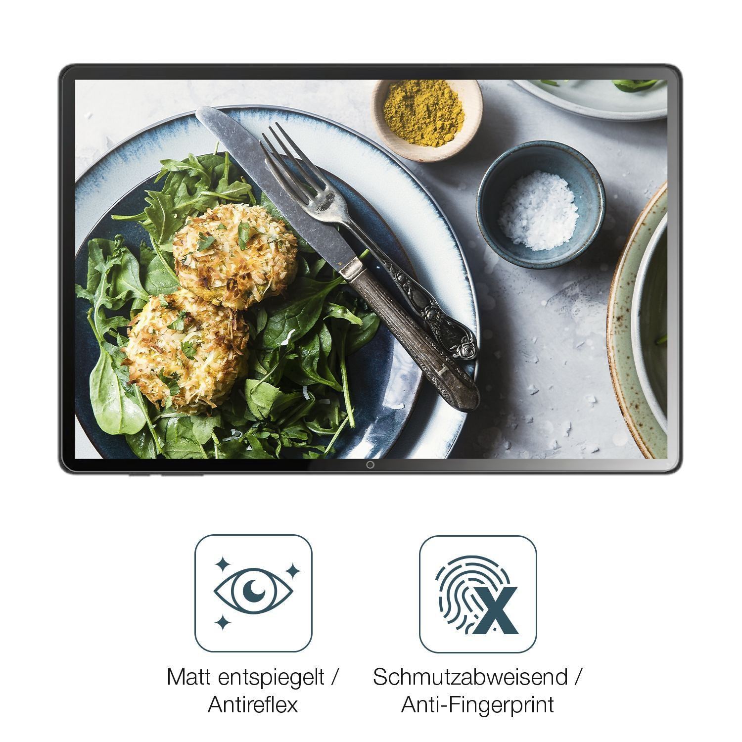 2x 9H Schutzfolie matt für Logicom Tab XXL 14 Panz (5)