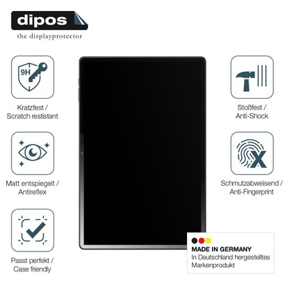 2x 9H Schutzfolie matt für Logicom Tab XXL 14 Panz (7)