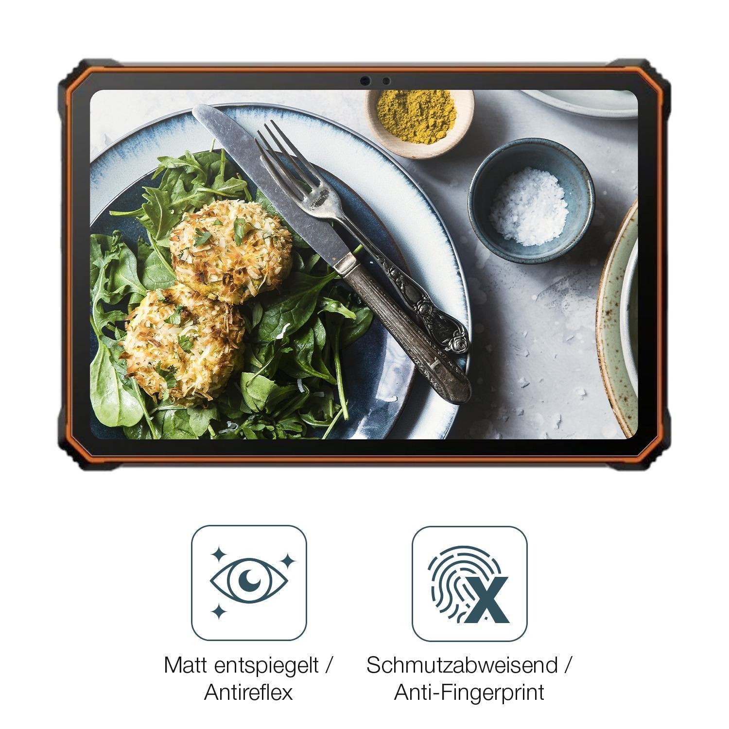 2x Schutzfolie matt für Blackview Active 10 Pro Di (4)