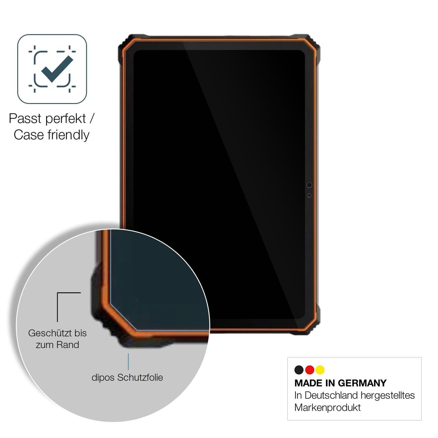 2x 9H Schutzfolie für Blackview Active 10 Pro Panz (6)