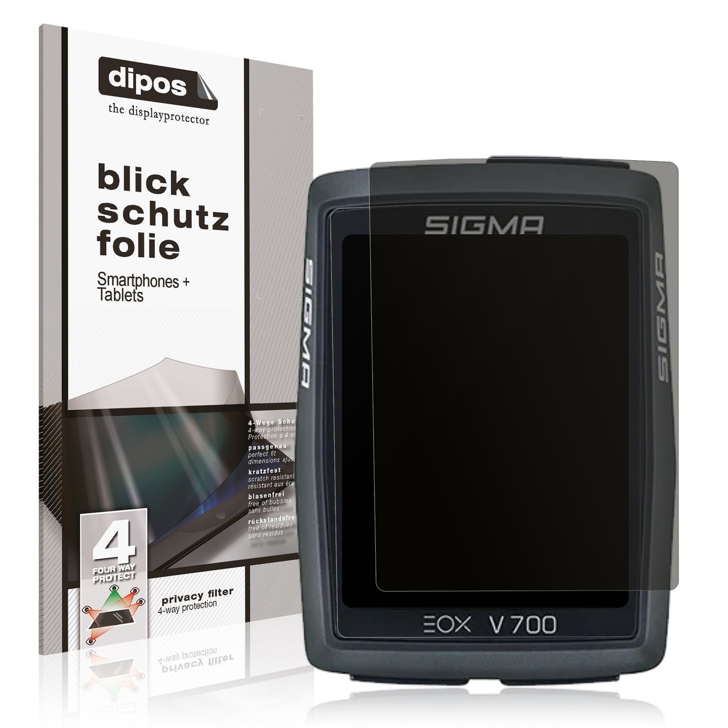 Blickschutzfolie für SIgma Eox View 700 matt Schut (1)
