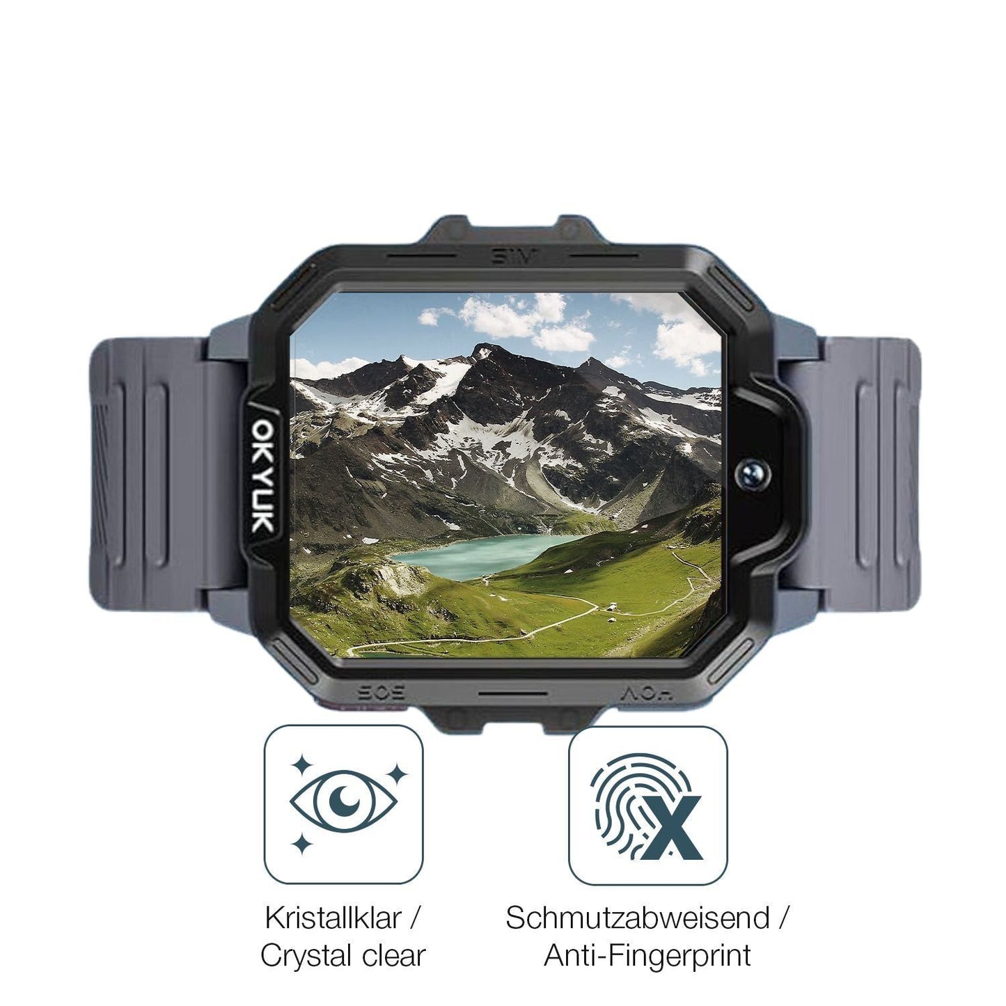 6x Schutzfolie klar für Okyuk T17 Display-Schutzfo (4)