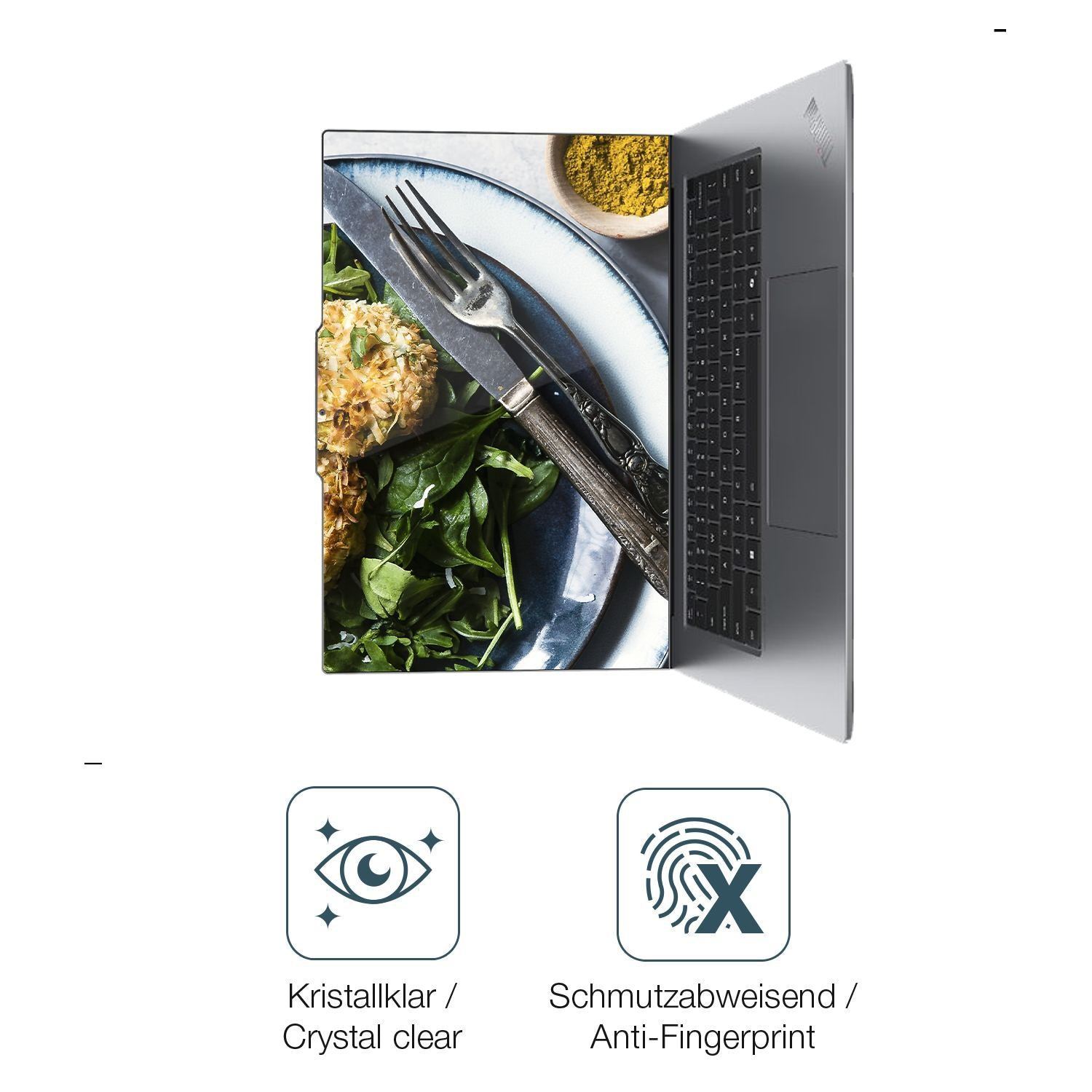 2x Schutzfolie klar für Lenovo ThinkPad X9 15 G1 D (4)