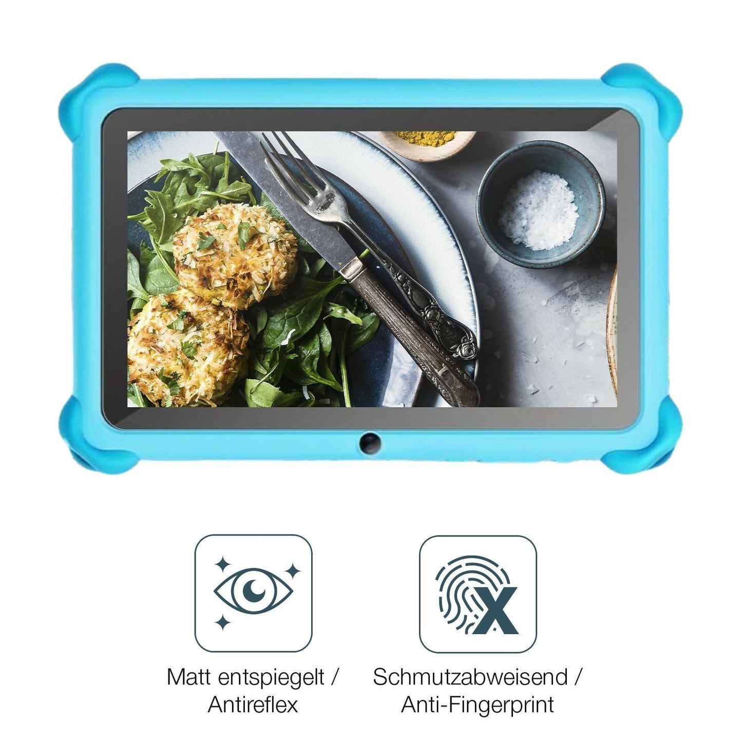 2x Schutzfolie matt für zcobro KIDS710 7 Zoll Disp (4)