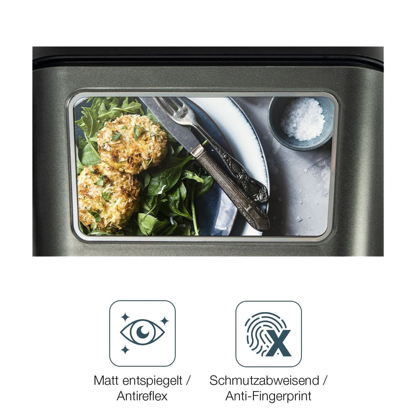 2x 9H Schutzfolie matt für Ninja BN800EU 3-in-1 Pa (5)