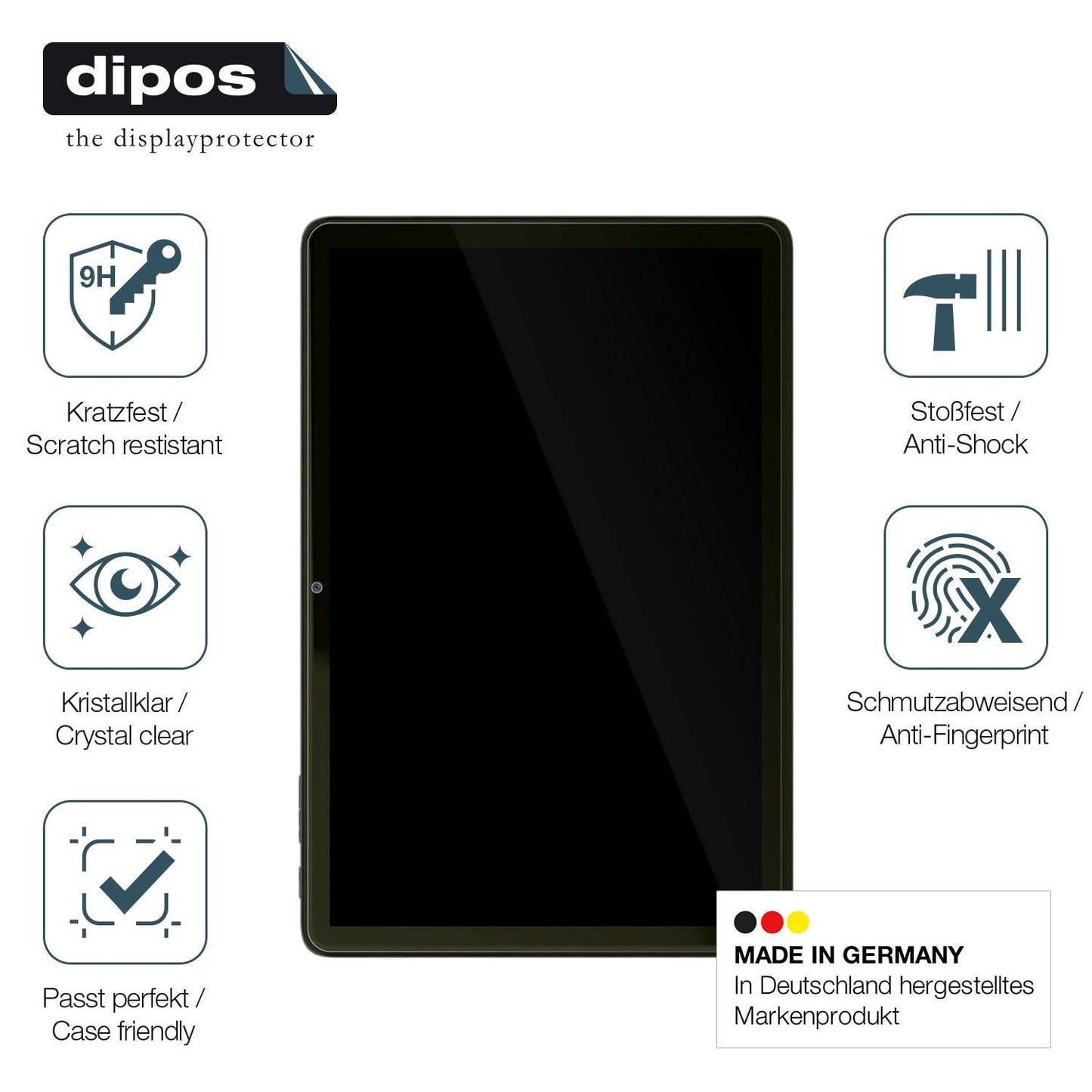 2x 9H Schutzfolie für Vale Tablet V10A Panzerfolie (7)
