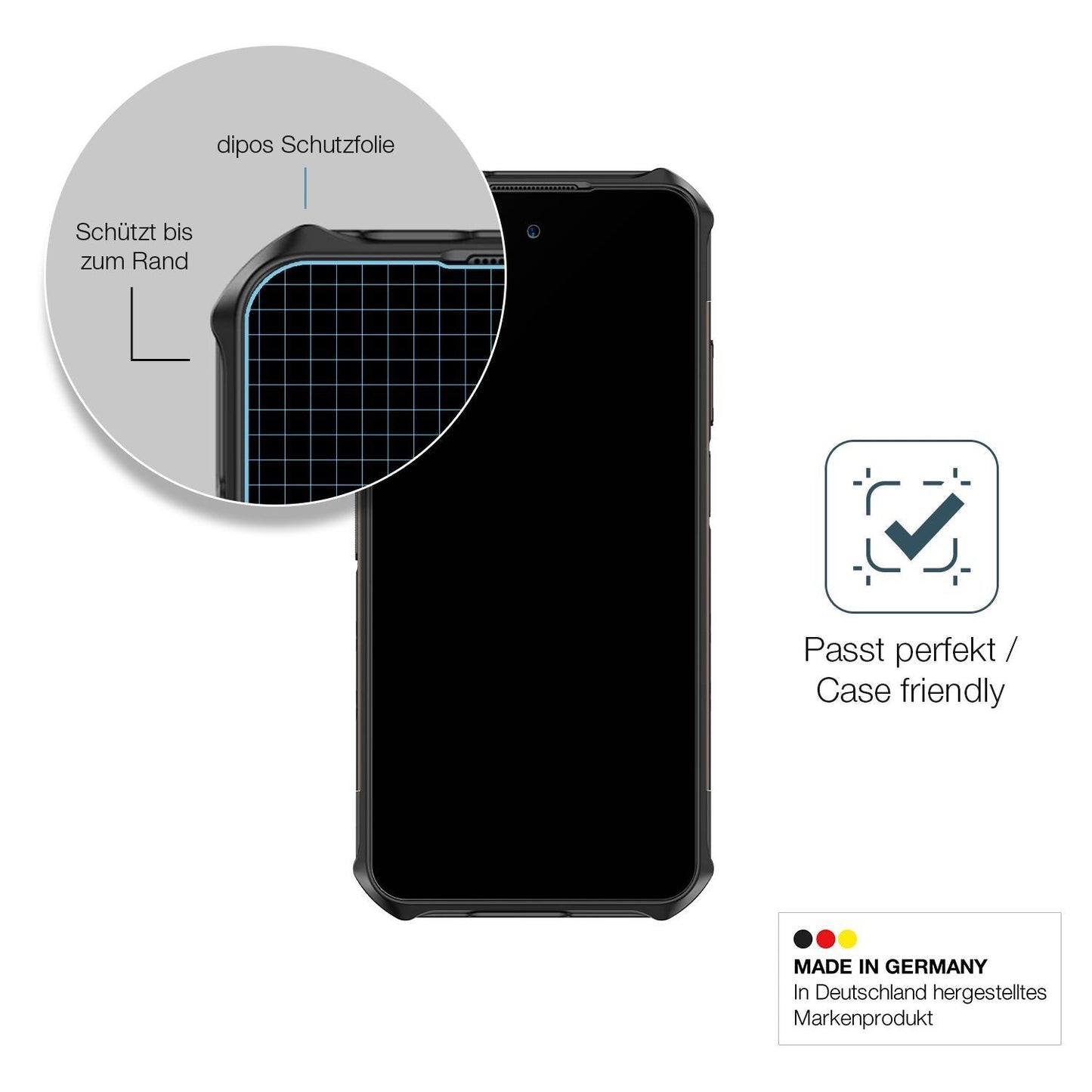 2x 9H Schutzfolie matt für Ulefone Armor X16 Panze (6)