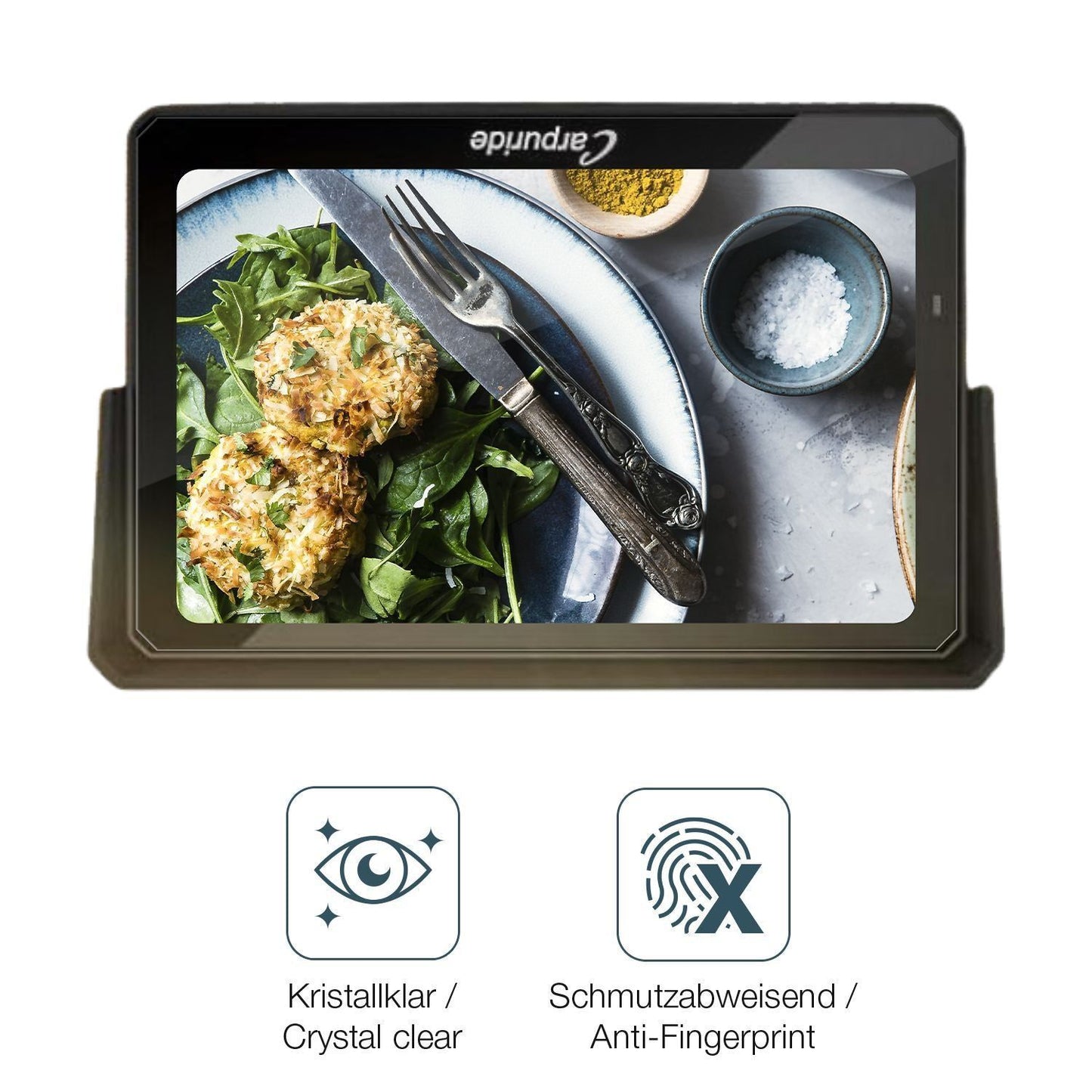 2x Schutzfolie klar für Carpuride W502s Pro 5 Zoll (4)