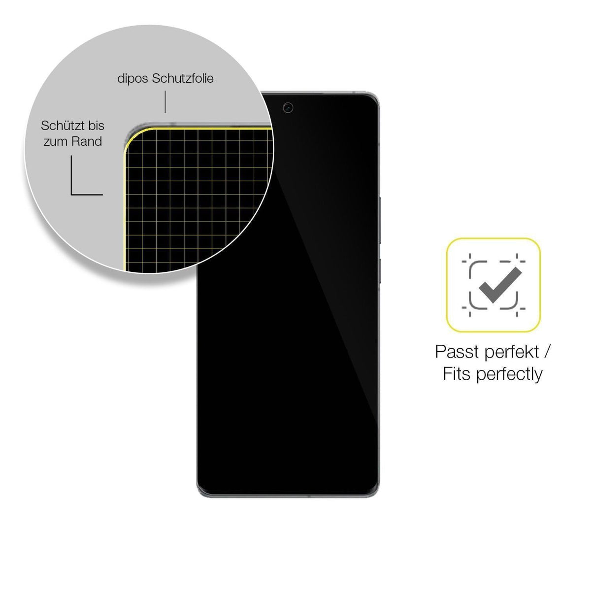 2x 3D Full Cover Schutzfolie für VIVO X90 Pro (6)