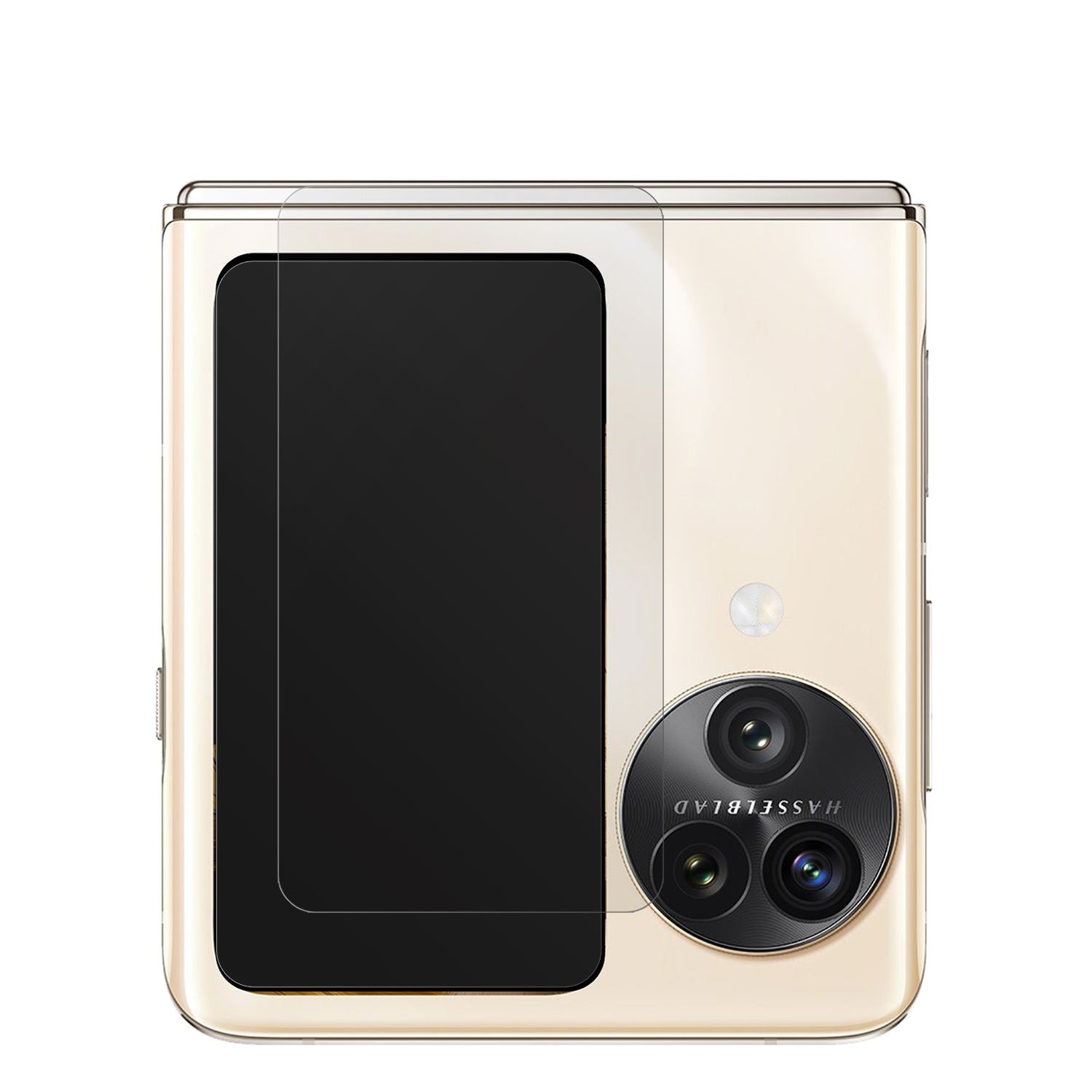 4x Schutzfolie matt für Oppo Find N3 Flip Aussense (2)