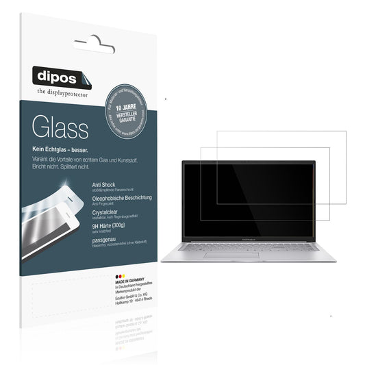 2x 9H Schutzfolie für ASUS 17.3 Zoll i1355U Panzer (1)