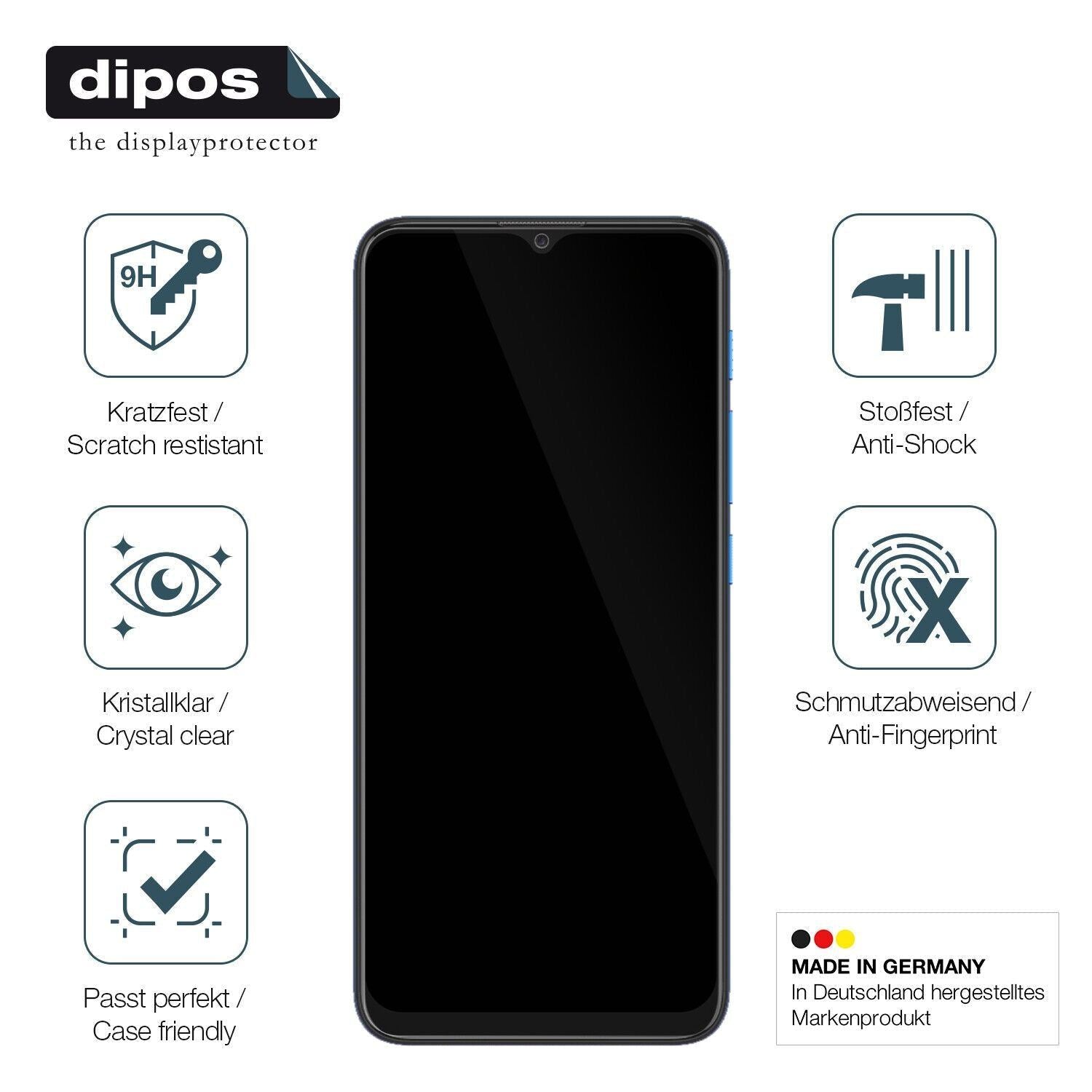 1x 9H Schutzfolie für MOTOROLA Moto E7 Power Panze (7)