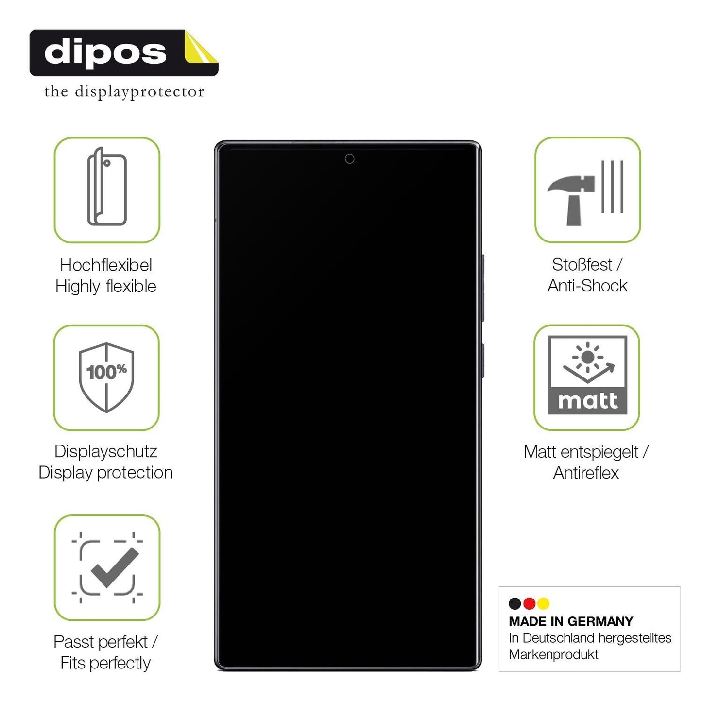 2x Full Cover Schutzfolie matt für Nubia Z80 Ultra (7)