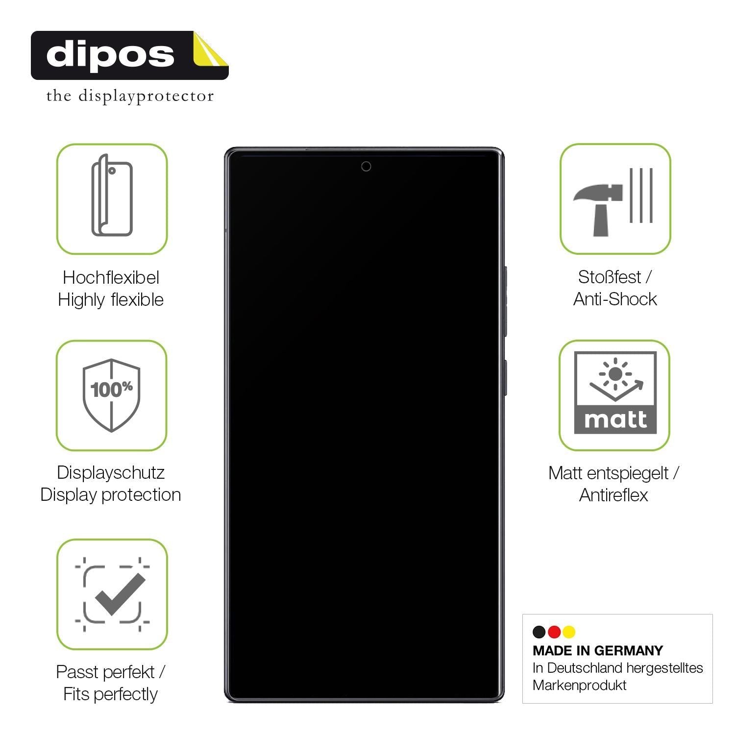2x Full Cover Schutzfolie matt für Nubia Z80 Ultra (7)