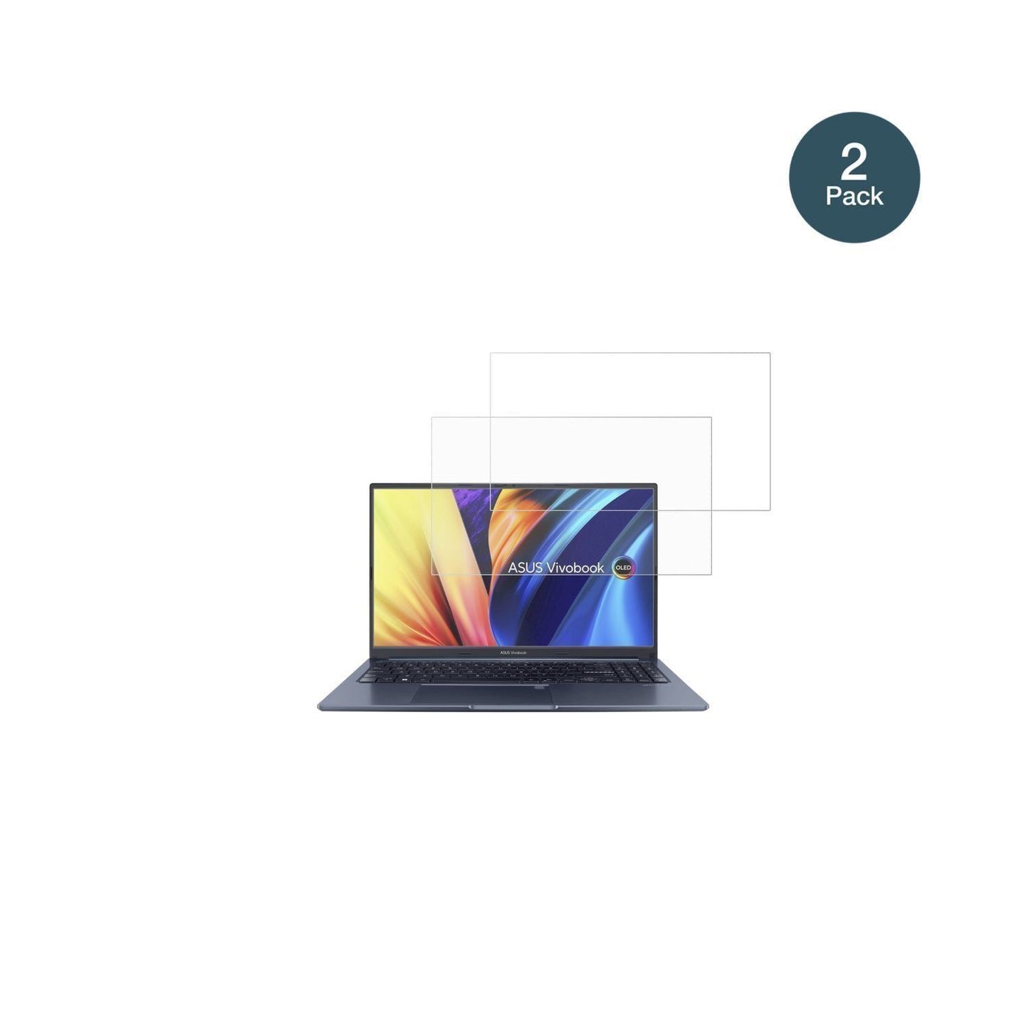 2x 9H Schutzfolie matt für ASUS Vivobook 15X Panze (2)