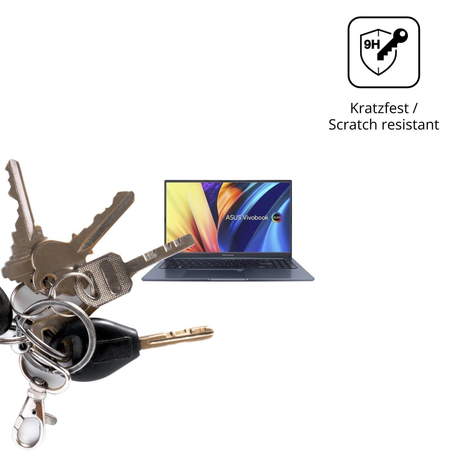 2x 9H Schutzfolie matt für ASUS Vivobook 15X Panze (3)