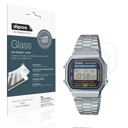 2x 9H Schutzfolie matt für Casio Iconic A168WA-1 P (1)