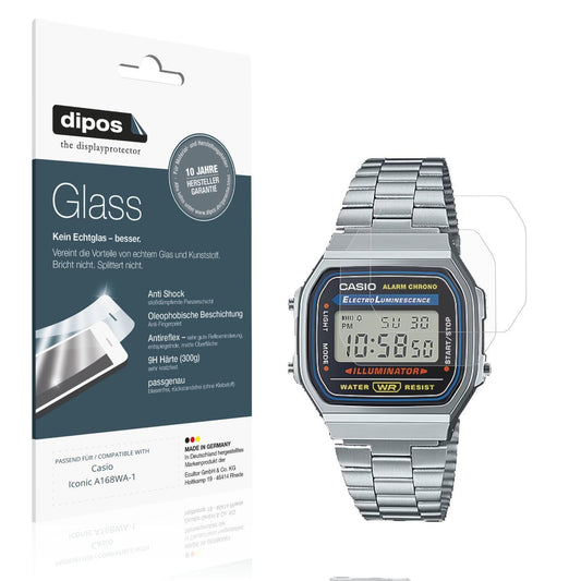 2x 9H Schutzfolie matt für Casio Iconic A168WA-1 P (1)