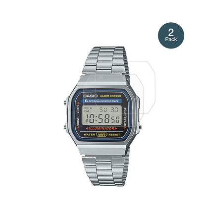 2x 9H Schutzfolie matt für Casio Iconic A168WA-1 P (2)