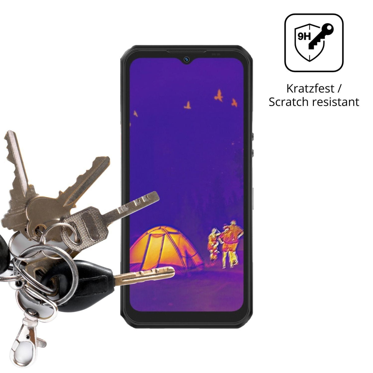 2x 9H Schutzfolie matt für Oukitel WP55 Ultra Outd (3)