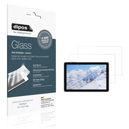 2x 9H Schutzfolie matt für Hasskya 10.1 Zoll Tab P (2)