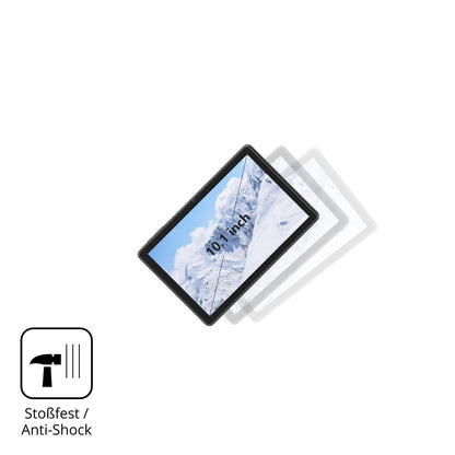 2x 9H Schutzfolie matt für Hasskya 10.1 Zoll Tab P (5)