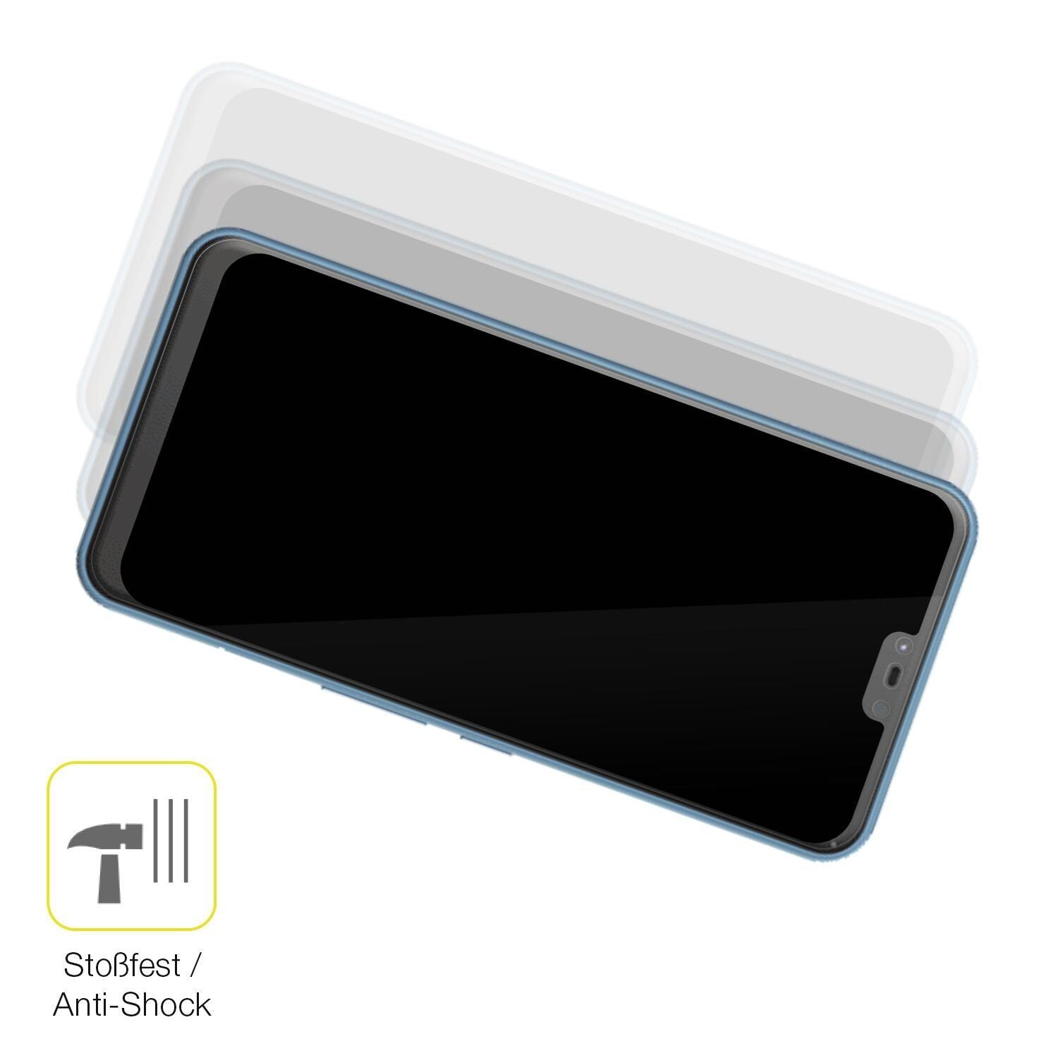 2x 3D Full Cover Schutzfolie für Fujitsu Arrows J (4)