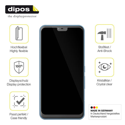 2x 3D Full Cover Schutzfolie für Fujitsu Arrows J (7)