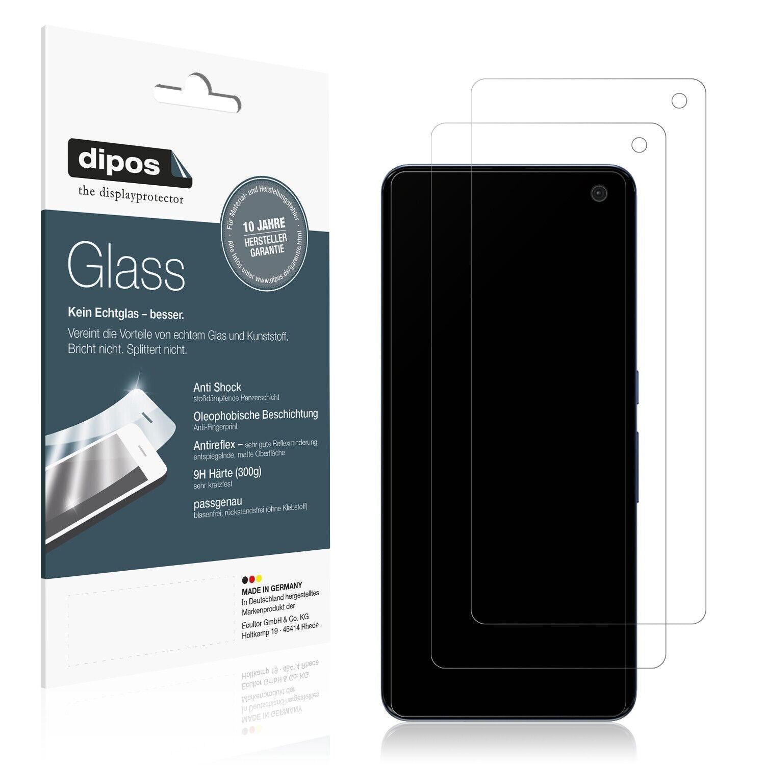 1x 9H Schutzfolie matt für Fujitsu Arrows 5G F-51A (1)