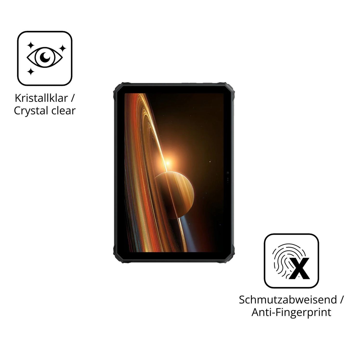 2x 9H Schutzfolie für Blackview Active 7 Panzerfol (5)