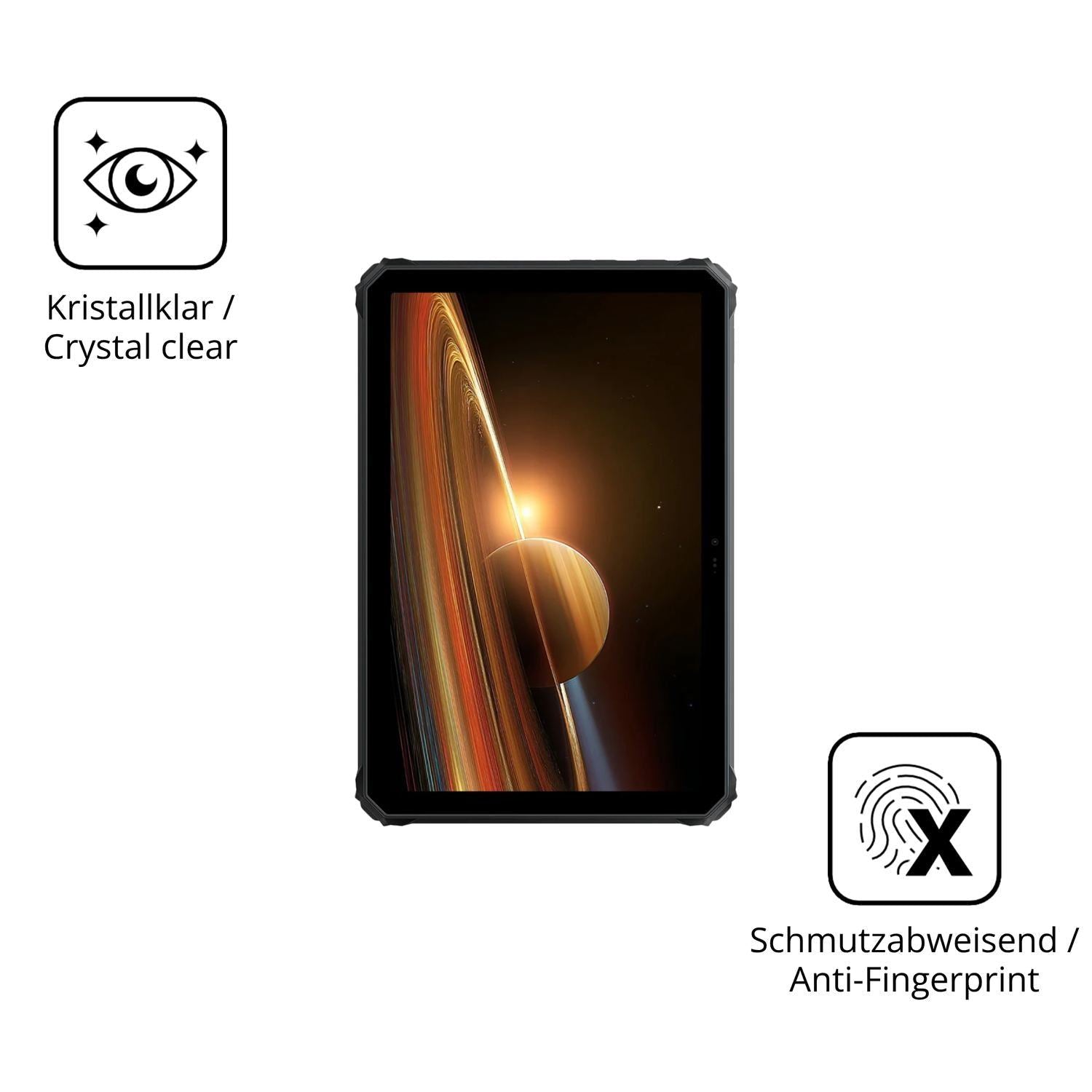 2x 9H Schutzfolie für Blackview Active 7 Panzerfol (5)