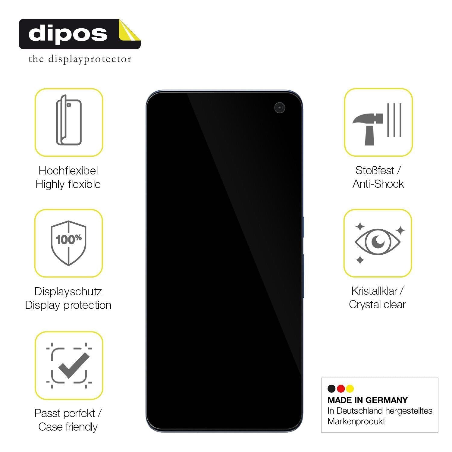 1x 3D Full Cover Schutzfolie für Fujitsu Arrows 5G (7)