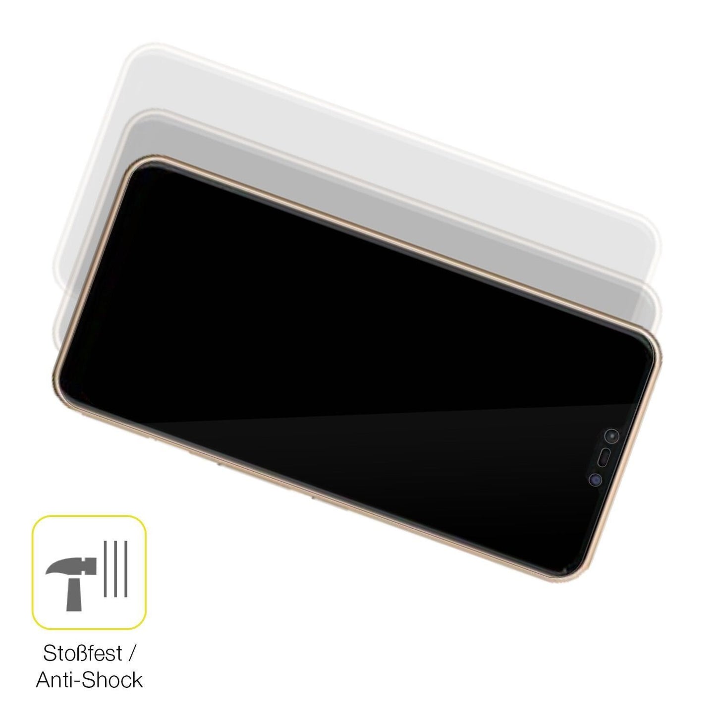 2x 3D Full Cover Schutzfolie für Fujitsu Arrows M0 (4)
