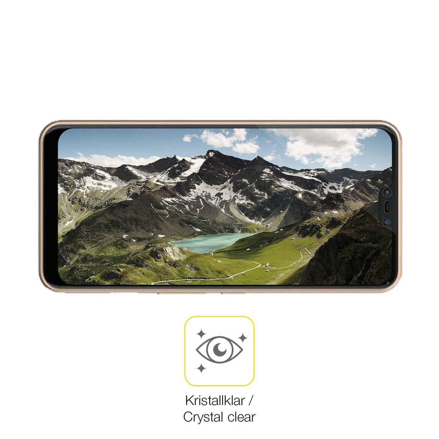 2x 3D Full Cover Schutzfolie für Fujitsu Arrows M0 (5)