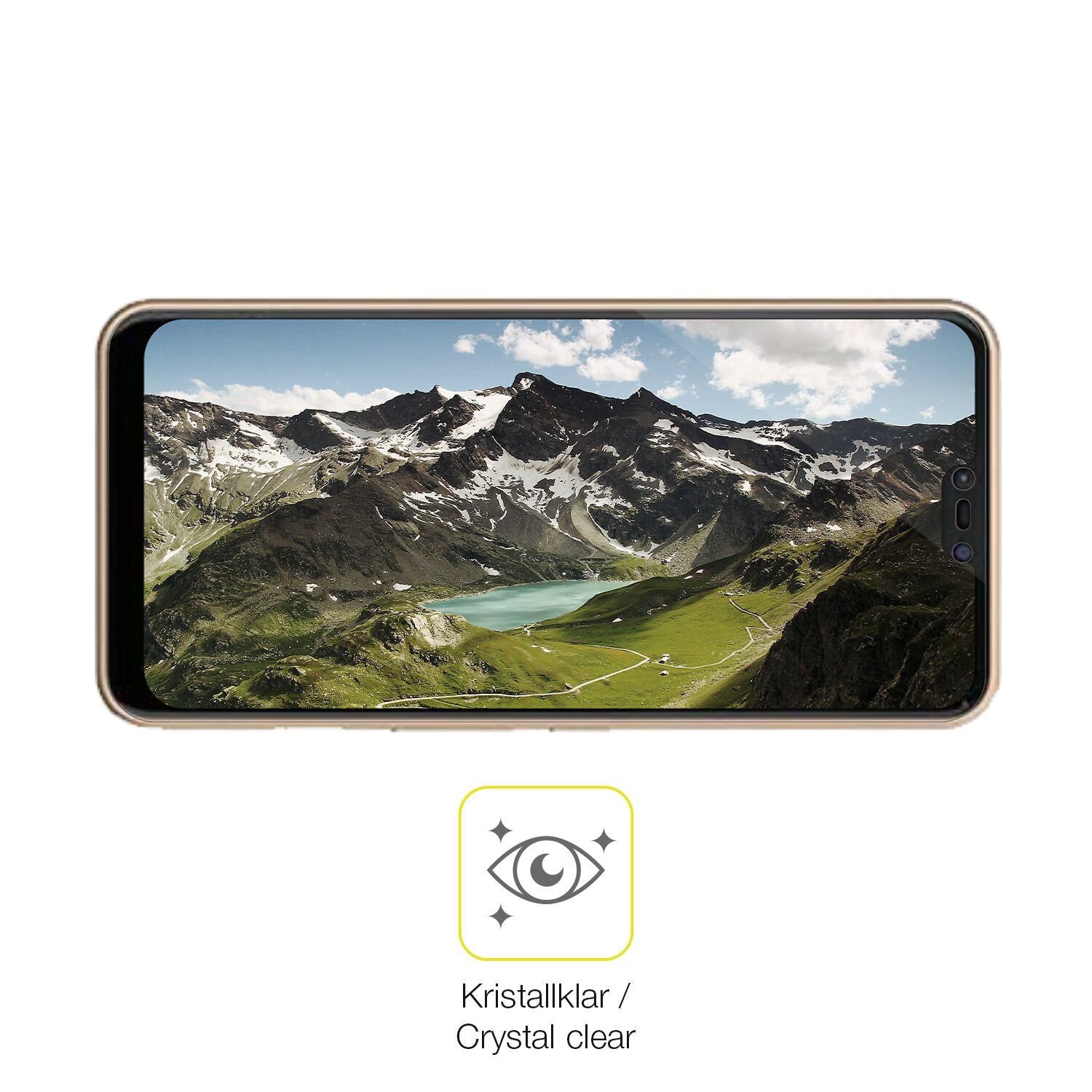 2x 3D Full Cover Schutzfolie für Fujitsu Arrows M0 (5)