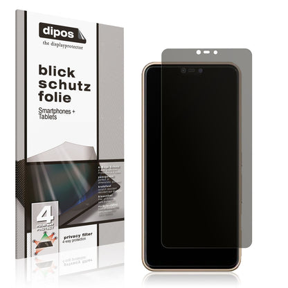 Blickschutzfolie für Fujitsu Arrows M05 matt Schut (1)
