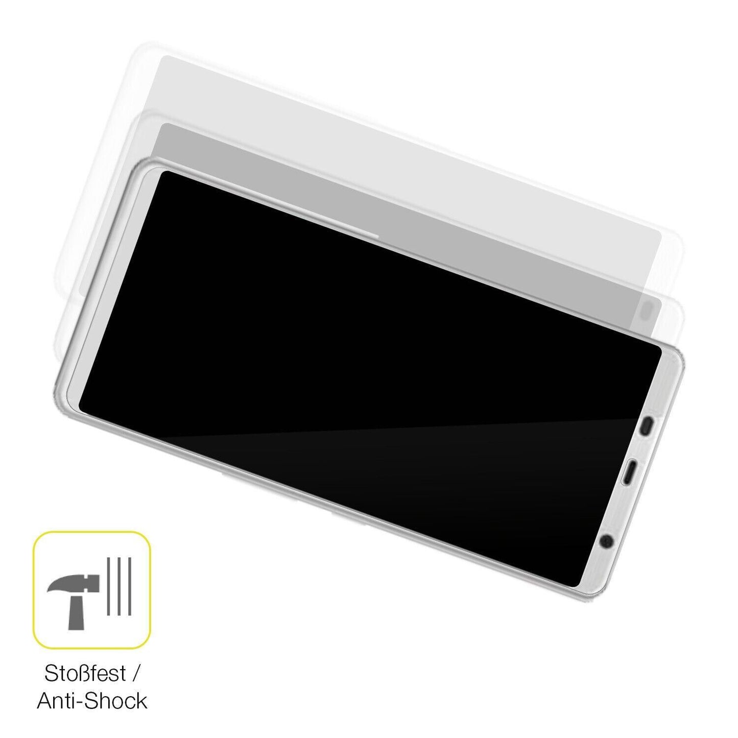 1x 3D Full Cover Schutzfolie für Fujitsu Arrows Be (4)