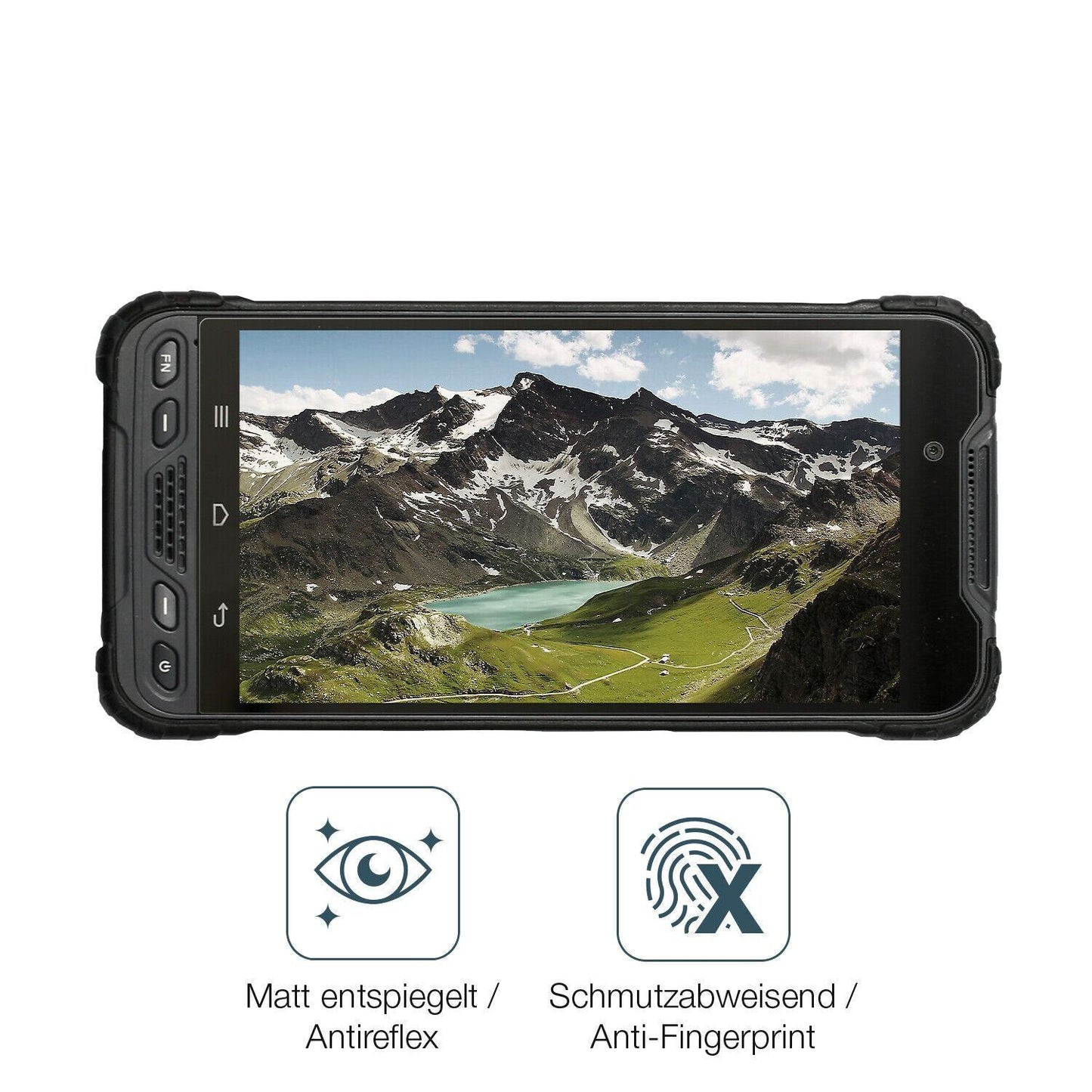 1x 9H Schutzfolie matt für Rugged UT12P Panzerfoli (5)