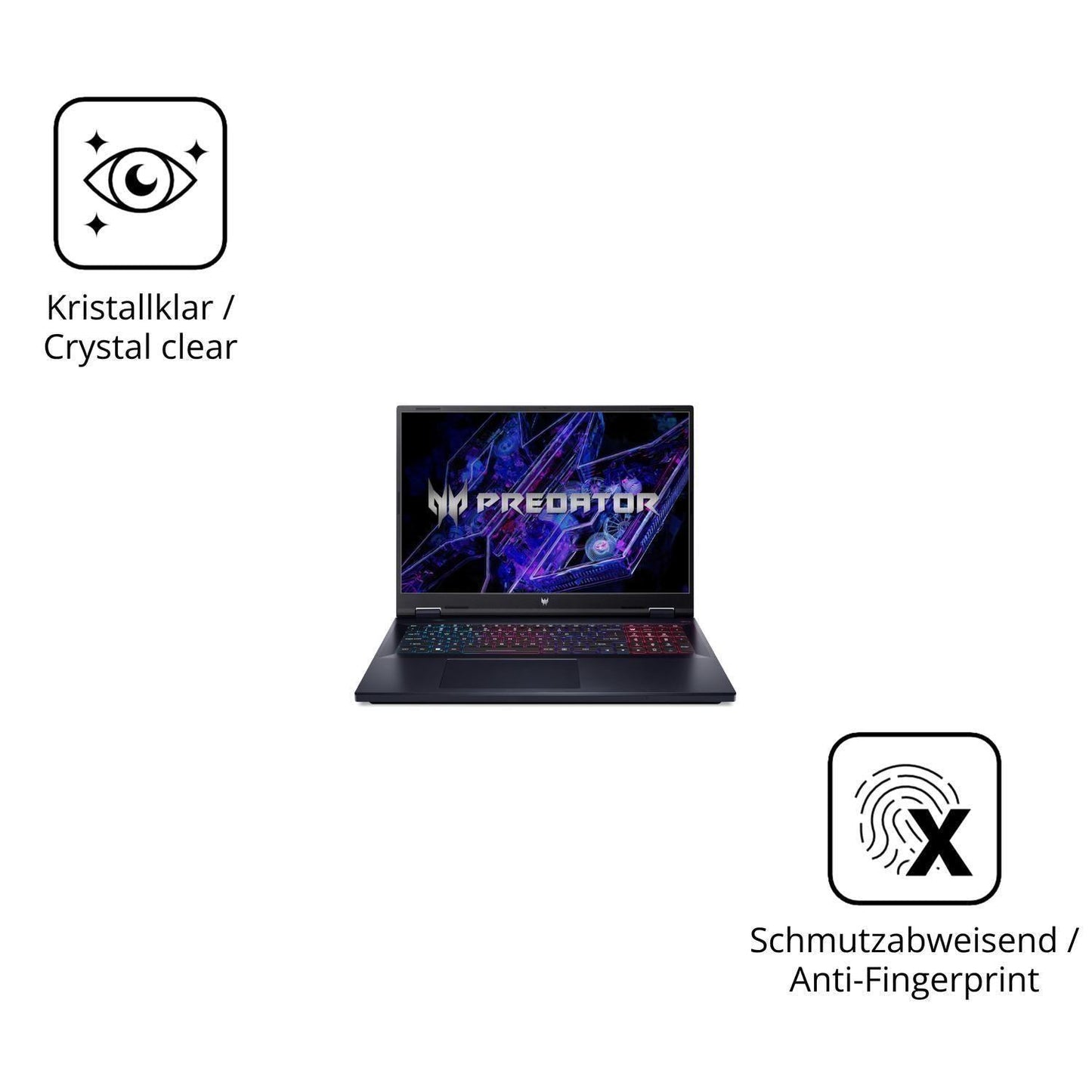 2x 9H Schutzfolie für acer Predator Helios Neo 18  (5)