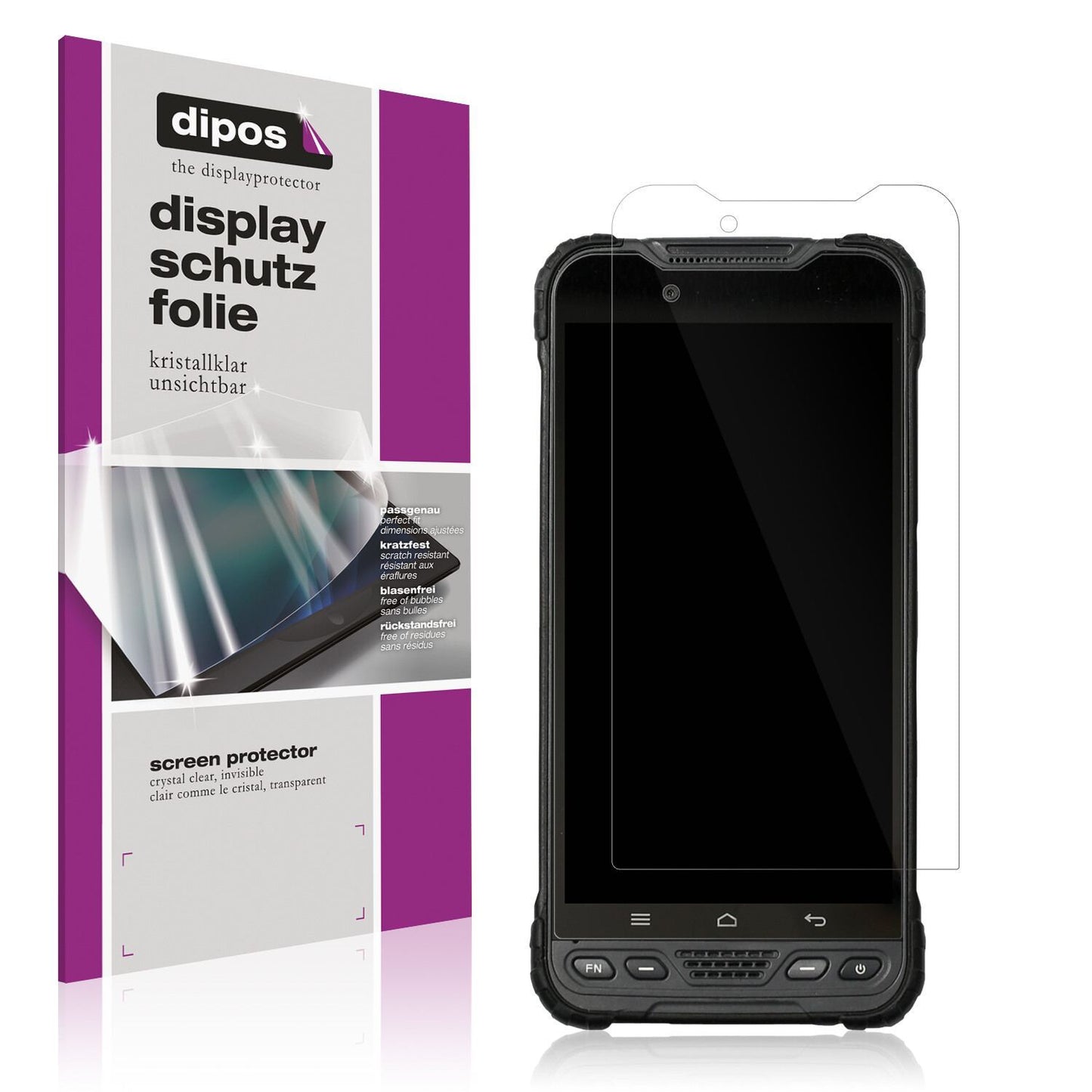 6x Schutzfolie klar für Rugged UT12P Display-Schut (1)