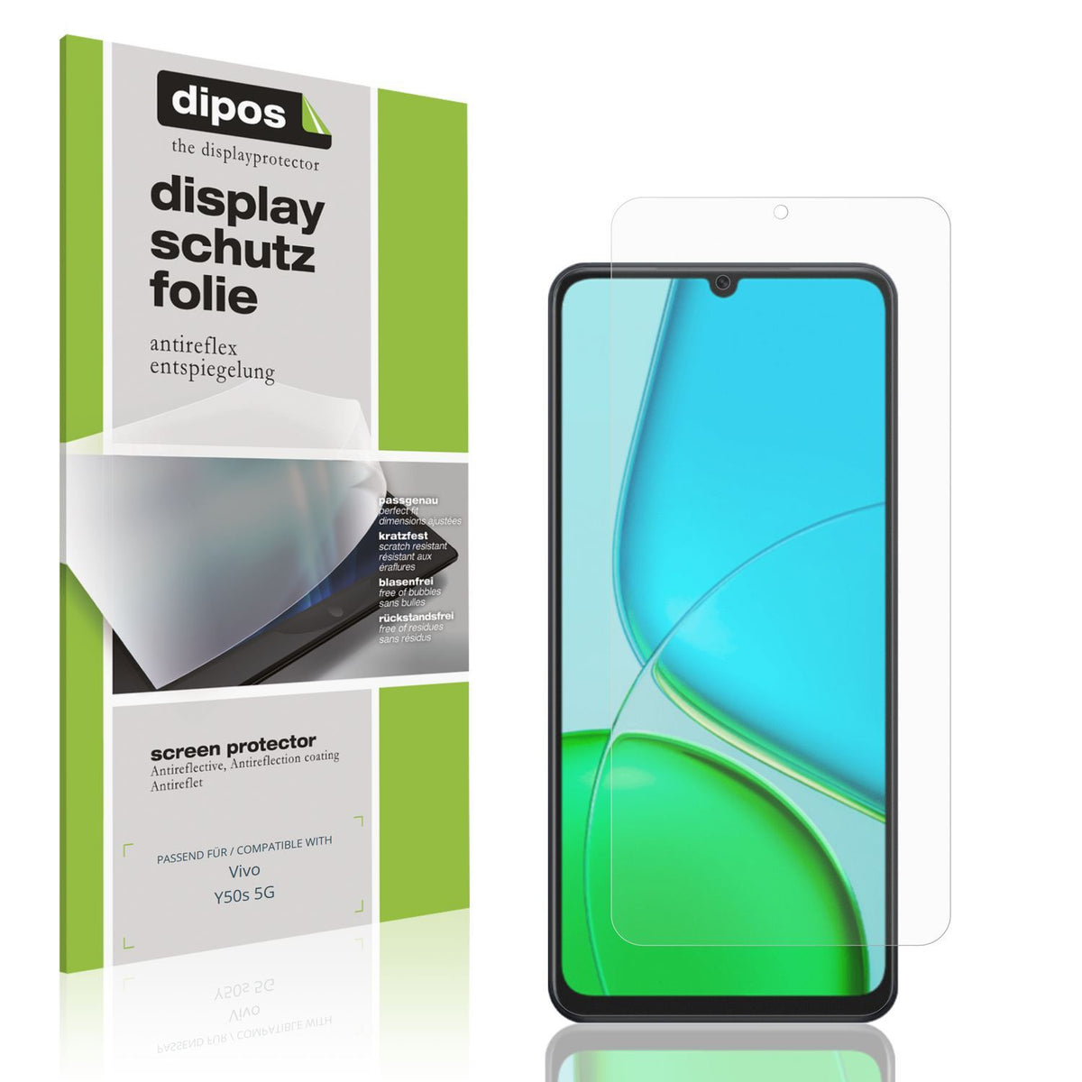 4x Schutzfolie matt für Vivo Y50s 5G Display-Schut (1)