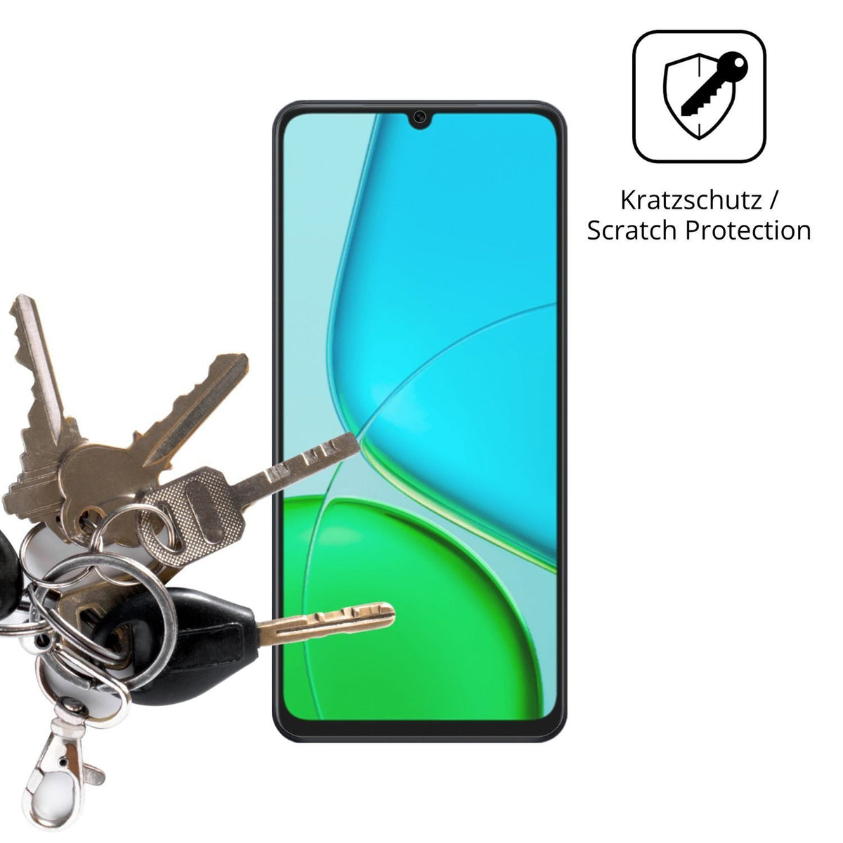 4x Schutzfolie matt für Vivo Y50s 5G Display-Schut (4)