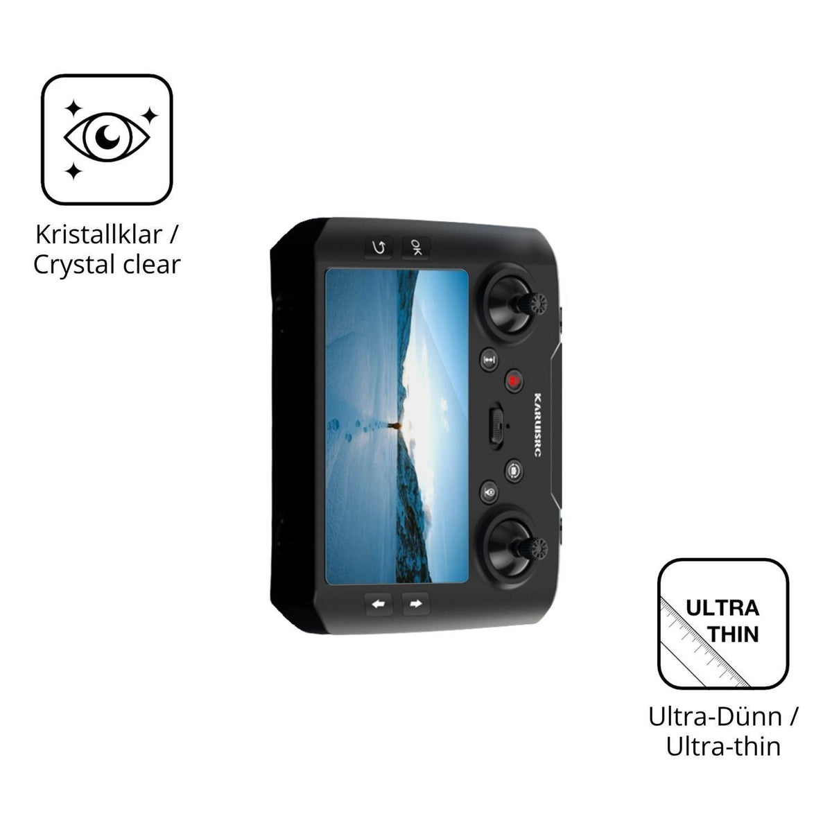 2x Schutzfolie klar für Yehtreh K600 Display-Schut (5)