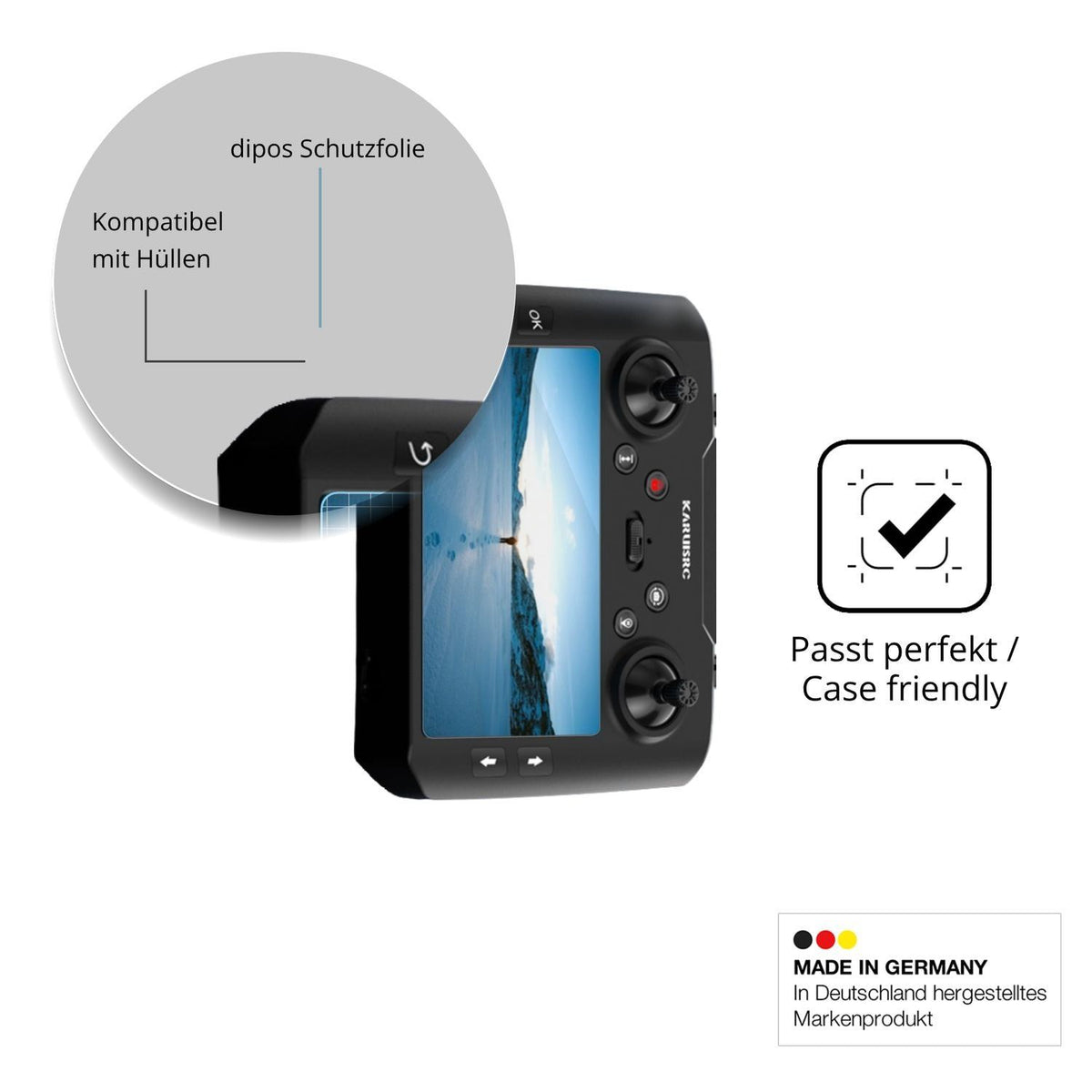 2x Schutzfolie klar für Yehtreh K600 Display-Schut (6)